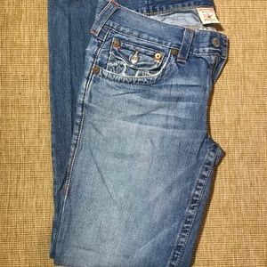 True Religion Blue Boot Cut Jeans. 33/32